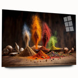 Vibrant Spice Explosion - Bold & Colorful Kitchen Wall Art