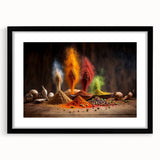 Vibrant Spice Explosion - Bold & Colorful Kitchen Wall Art