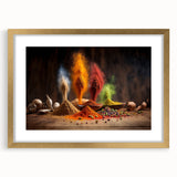 Vibrant Spice Explosion - Bold & Colorful Kitchen Wall Art