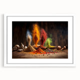 Vibrant Spice Explosion - Bold & Colorful Kitchen Wall Art