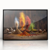 Vibrant Spice Explosion - Bold & Colorful Kitchen Wall Art
