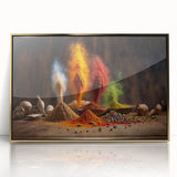 Vibrant Spice Explosion - Bold & Colorful Kitchen Wall Art