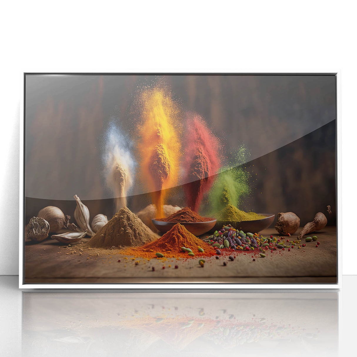 Vibrant Spice Explosion - Bold & Colorful Kitchen Wall Art