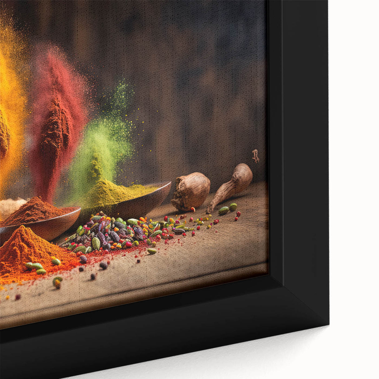 Vibrant Spice Explosion - Bold & Colorful Kitchen Wall Art