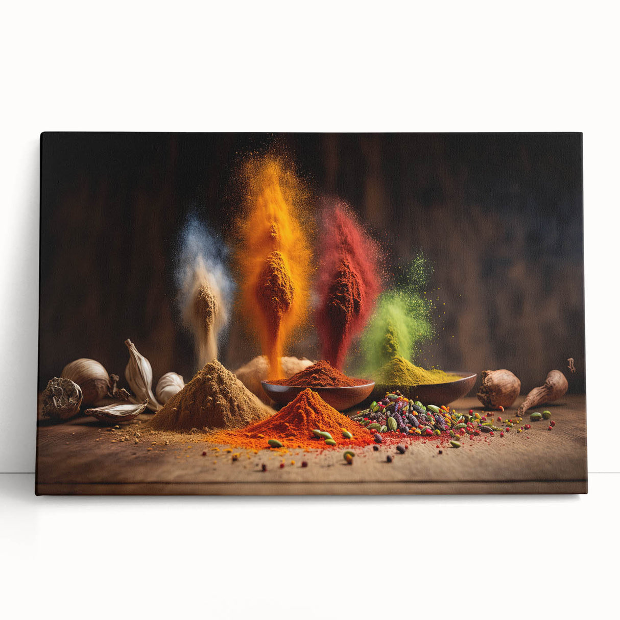 Vibrant Spice Explosion - Bold & Colorful Kitchen Wall Art