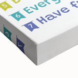 Playroom Rules Kids Educational Wall Art – Positive Learning Poster