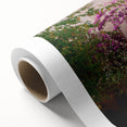 Art deco poster depicting an Algerian landscape in muted earth tones on rolled canvas, ideal for nursery wall art.