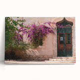 Black and white stretched canvas of Algerian landscape, ideal for kitchen wall art or bedroom ambiance.