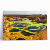 Large black and white stretched canvas featuring Ethiopian scenery, suitable as kitchen wall art or for bedroom ambiance.