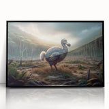 Large abstract wall art depicting a Mauritian landscape in muted earth tones on a framed acrylic.