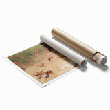 Extra large rolled print of a serene Namibian landscape with soft pastel colors, ideal for classy bathroom wall art.