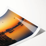 Extra large wall art featuring line art flowers in muted earth tones on a rolled canvas, ideal for large living room decor.