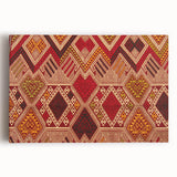 Black and white photograph of a Laos landscape on large stretched canvas, suitable for kitchen art.