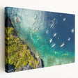 Large canvas print of a serene Philippine landscape, featuring lush greenery and a tranquil river.