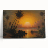 Black and white photograph of a serene Sri Lankan landscape on stretched canvas, ideal for kitchen wall art.