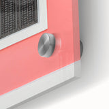 Large abstract wall art featuring vibrant Caribbean scenery on acrylic glass, ideal for dining room ambiance.