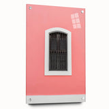 Acrylic print of a Caribbean scenery with vibrant blue and green tones, ideal for dining room art.