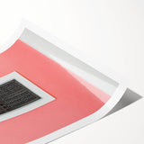 Extra large wall art featuring line art flowers in soft pastel hues on a rolled print, ideal for large living room decor.