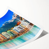 Extra large wall art featuring line art flowers in muted earth tones on a rolled canvas, ideal for large living room decor.