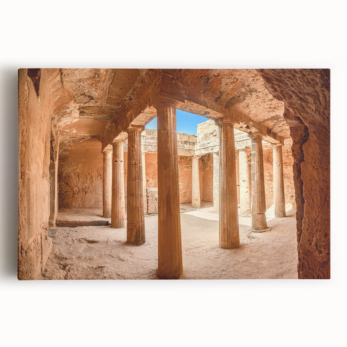 Black and white photograph of a European cityscape on stretched canvas, ideal for kitchen wall art or bedroom ambiance.