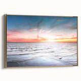 Framed canvas featuring a vintage landscape painting of an Estonian scenery in black and gold tones, ideal for bedroom decor.