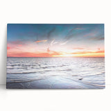 Black and white photograph of a European cityscape on large stretched canvas, ideal for kitchen wall art.