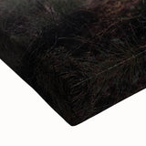 Black and white landscape art painting of a serene Finnish scenery on stretched canvas, ideal for bedroom wall art.