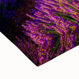 Black and white landscape art painting of Provence on stretched canvas, ideal for bedroom wall decor.