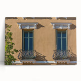 Landscape photo of South France in black and white on large stretched canvas, ideal for kitchen wall art.
