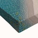 Black and white landscape art painting of Sicilian scenery on large stretched canvas, ideal for bedroom wall decor.