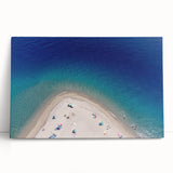 Black and white stretched canvas of Sicilian landscape, ideal for kitchen wall art.