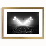 Abstract art print of a European landscape in gold frame, featuring muted earth tones, ideal for dining room decor.