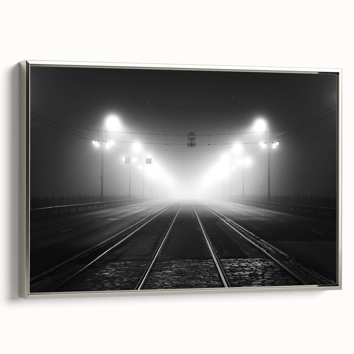 Landscape art painting of a European scenery in Latvia on framed canvas.