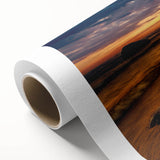 Art Deco style poster featuring a serene Lithuanian landscape on rolled canvas, ideal for nursery wall art.