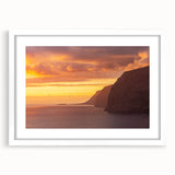 Textured abstract art print of a European scenery in muted earth tones on a framed canvas, ideal for bedroom art.