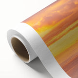 Art Deco style poster of a European scenery on rolled canvas, ideal for nursery wall art or dining room decor.