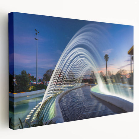 Large canvas print of Valencia scenery in vibrant hues, ideal for kitchen wall art.