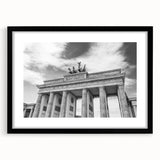 Colorful abstract art print of a European scenery, featuring vibrant hues on a textured, extra large canvas.