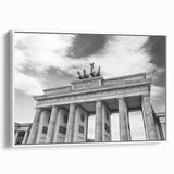 Vintage poster art of the Vatican in colorful hues on a framed canvas, ideal for living room decor.