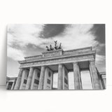 Black and white photograph of the Vatican on stretched canvas, suited for kitchen or bedroom wall art.
