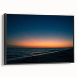 Black and white framed canvas of Yucatan landscape, ideal for bedroom wall decor.