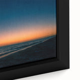 Extra large framed canvas featuring a textured depiction of Yucatán scenery in vibrant colors, ideal for living room decor.