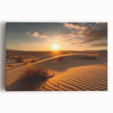 Black and white stretched canvas of Dubai skyline, ideal for kitchen wall art.