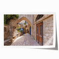 Extra large rolled print of Jerusalem scenery in muted earth tones, suitable as art wall dining room decor.