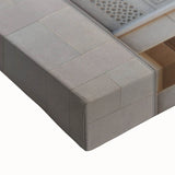 Black and white landscape art painting of Oman scenery on large stretched canvas, ideal for bedroom wall decor.