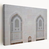 Large canvas print depicting a Middle Eastern desert landscape in earth tones, ideal for kitchen wall art.