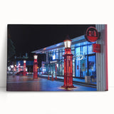 Black and white photo of Auckland skyline on large stretched canvas, ideal for kitchen wall art or bedroom ambiance.