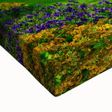 Large art of a black and white landscape painting depicting Canterbury, New Zealand on stretched canvas.