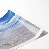 Extra large wall art featuring line art flowers in a minimalist style, printed on rolled canvas.