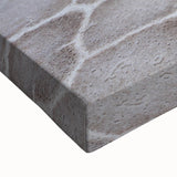 Large art depicting a black and white landscape of Bolivia on stretched canvas, suitable for bedroom decor.